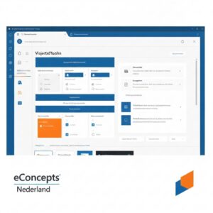 Microsoft Teams projectmanagement - Een team dat samenwerkt aan een projectplan met Microsoft Teams projectmanagement, geadviseerd door eConcepts Nederland.