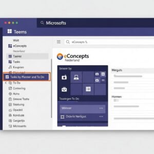 Microsoft Teams Taken Plannen