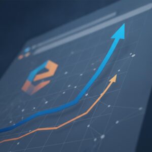 Webshop optimalisatie voor MKB - Een grafiek die de groei in conversie toont na webshop optimalisatie voor MKB door eConcepts Nederland.